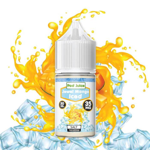Jewel Mango Iced Salt Nicotine By Pod Juice 30ml - All Puffs