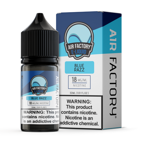 Blue Razz - Air Factory Salts Nicotine Salt E-Liquid 30ML - All Puffs