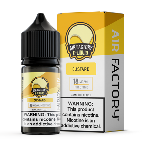 Custard - Air Factory Salts Nicotine Salt E-Liquid 30ML - All Puffs