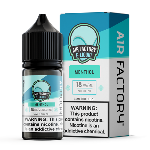 Menthol - Air Factory Salts Nicotine Salt E-Liquid 30ML - All Puffs