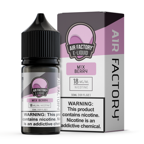 Mix Berry - Air Factory Salts Nicotine Salt E-Liquid 30ML - All Puffs