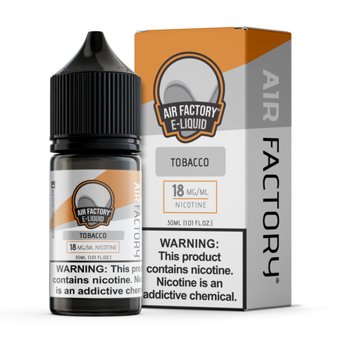 Tobacco - Air Factory Salts Nicotine Salt E-Liquid 30ML - All Puffs