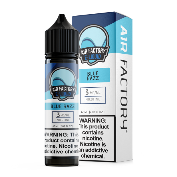 Blue Razz - Air Factory E-Liquid 60ML - All Puffs