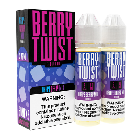 Grape Berry Mix - By Twist E-Liquid 120ml - All Puffs