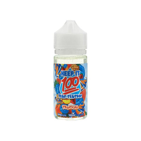 Blue Slushie Tropical - OG Tropical Blue - Keep It 100 E-juice (100ml) - All Puffs