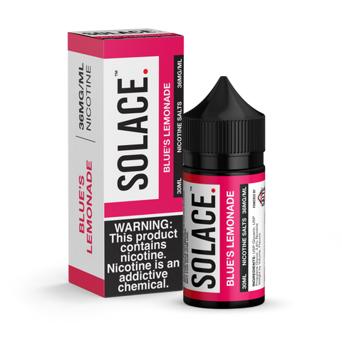 Blue's Lemonade - Solace Salts Vapor Salt Nicotine E-Liquid 30ML - All Puffs