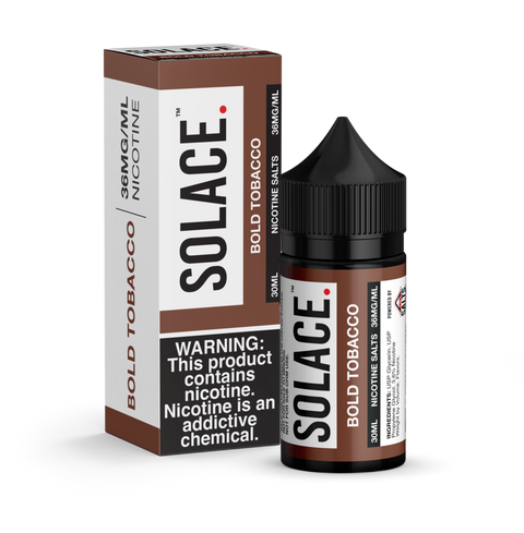 Bold Tobacco - Solace Salts Vapor Salt Nicotine E-Liquid 30ML - All Puffs