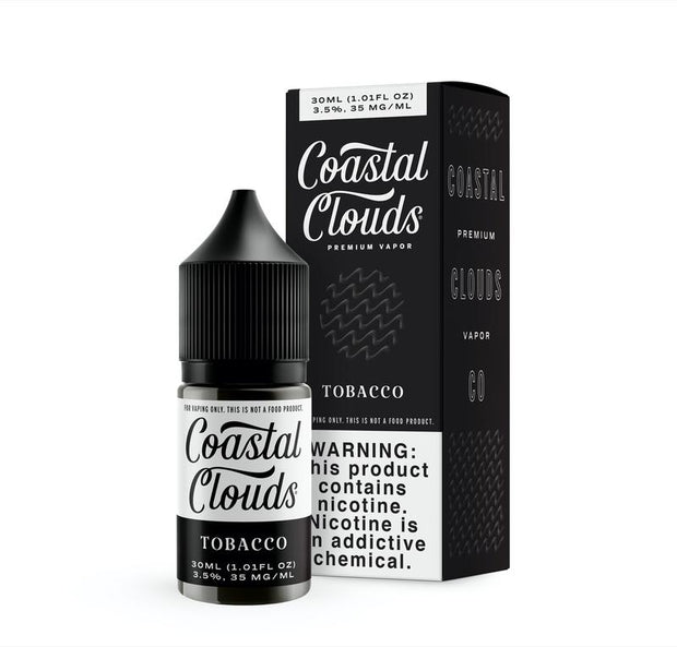 Tobacco - Coastal Clouds Saltwater Nicotine Salt E-Liquid 30ML - All Puffs