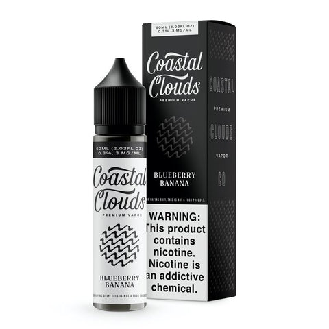 Blueberry Banana - Coastal Clouds Premium E-Liquid 60ML - All Puffs