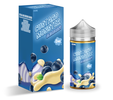 Blueberry Custard - Custard Monster E-Liquid 100ML - All Puffs