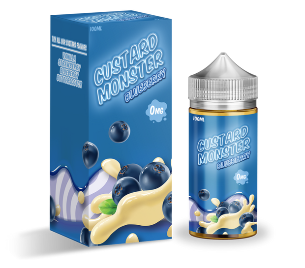 Blueberry Custard - Custard Monster E-Liquid 100ML - All Puffs