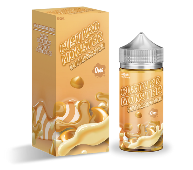 Butterscotch Custard - Custard Monster E-Liquid 100ML - All Puffs