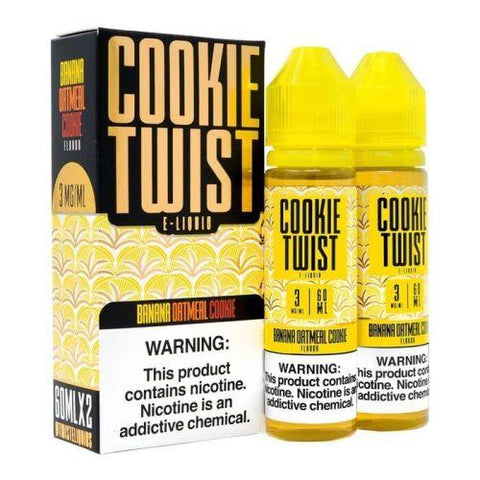 Banana Amber - Banana Oatmeal Cookie - Twist E-Liquid 120ml - All Puffs