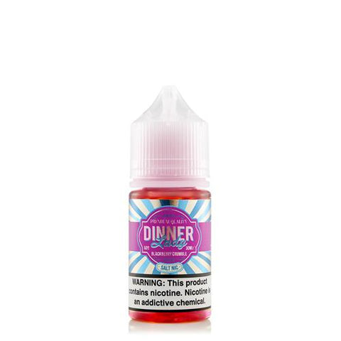 Dinner Lady Blackberry Crumble Premium Salt Nicotine - All Puffs