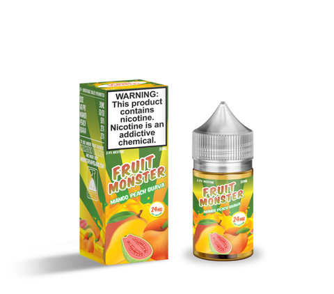 Mango Peach Guava Fruit Monster - Jam Monster Nic Salt 30ml - All Puffs