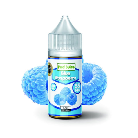 Blue Raspberry Salt Nicotine By Pod Juice 30ml - All Puffs