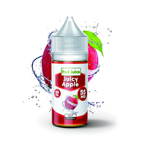 Juicy Apple Salt Nicotine By Pod Juice 30ml - All Puffs