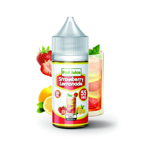 Strawberry Lemonade Salt Nicotine By Pod Juice 30ml - All Puffs