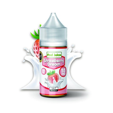 Strawberry Dream Salt Nicotine By Pod Juice 30ml - All Puffs