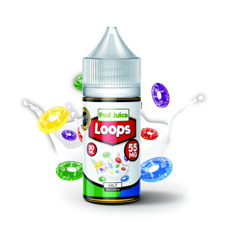 Loops Salt Nicotine By Pod Juice 30ml - All Puffs