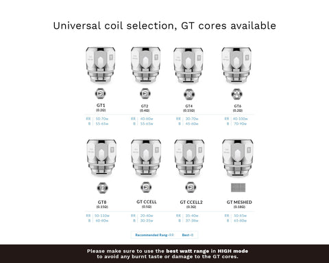Vaporesso GT Core Replacement Coils for NRG Tank - 3PK - All Puffs