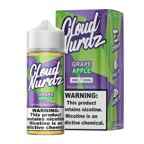 Grape Apple - Cloud Nurdz E-Liquid 100ML - All Puffs