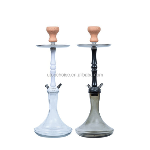 China Wholesale Custom Large Size Hookah Cone Glass Portable Hookah with Hookah Accessories