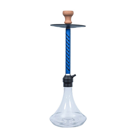 China design custom logo blue Amy hookah price creative  shisha set smoking stainless steel hookah set fumo