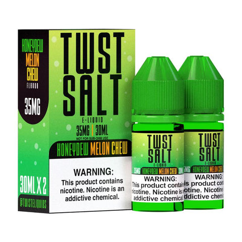 Green No. 1 - Honeydew Melon Chew Nic Salt By Twist Salt E-Liquids 1-30ML - All Puffs
