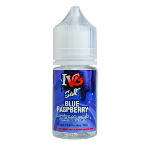 IVG Blue Raspberry Salt Nicotine - All Puffs