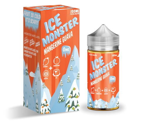 Mangerine Guava Ice Monster - Jam Monster E-Liquid 100ML - All Puffs