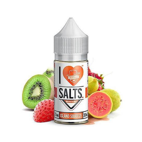 Strawberry Guava - Island Squeeze I Love Salts Nicotine Salt E Liquid By Mad Hatter 30ml - All Puffs