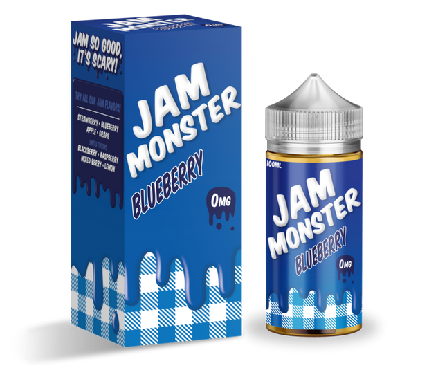 Blueberry - Jam Monster E-Liquid 100ML - All Puffs