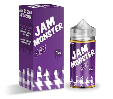 Grape - Jam Monster E-Liquid 100ML - All Puffs
