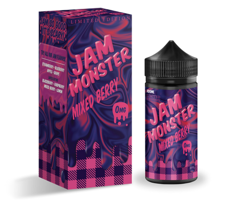 Mixed Berry - Jam Monster E-Liquid 100ML - All Puffs