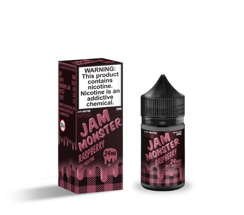 Raspberry - Jam Monster Nic Salt 30ml - All Puffs