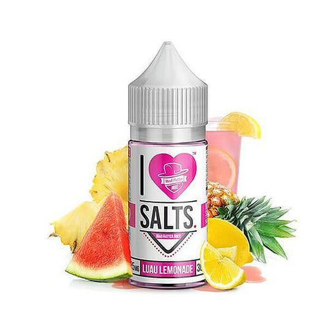 Pink Lemonade - Luau Lemonade I Love Salts Nicotine Salt E Liquid By Mad Hatter 30ml - All Puffs