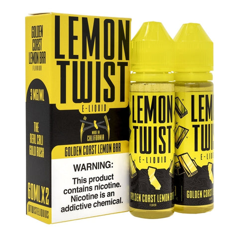 Golden Coast Lemon Bar - Lemon Twist E-Liquid 120ml - All Puffs