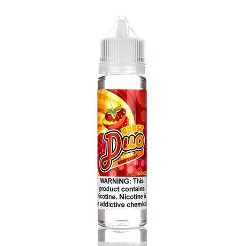 Peach + Raspberry - Burst Duo E-Liquid 60ml - All Puffs