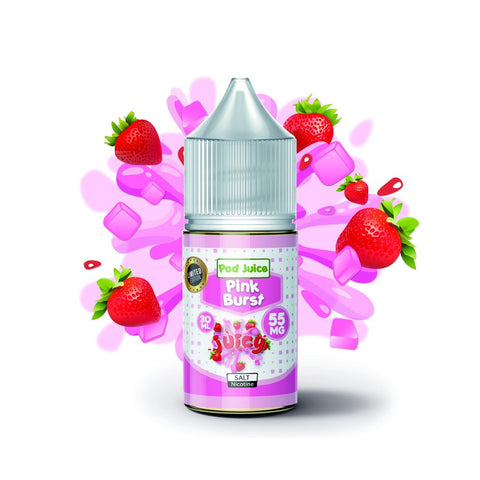 Pink Burst Salt Nicotine By Pod Juice 30ml - All Puffs