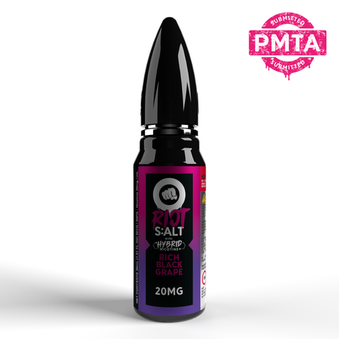 Rich Black Grape - Riot Squad Salt Nicotine E-Liquid 30ML - All Puffs