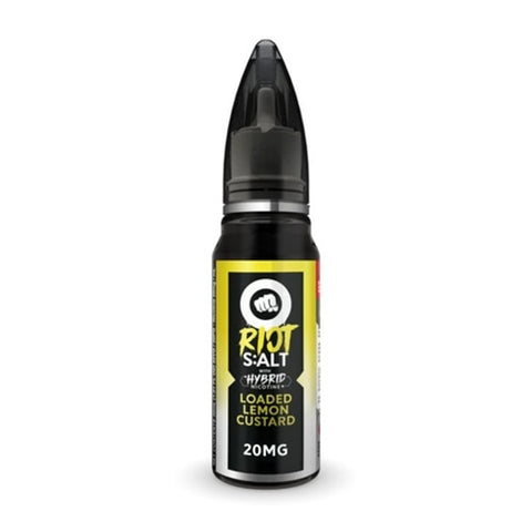 Loaded Lemon Custard - Riot Squad Salt Nicotine E-Liquid 30ML - All Puffs