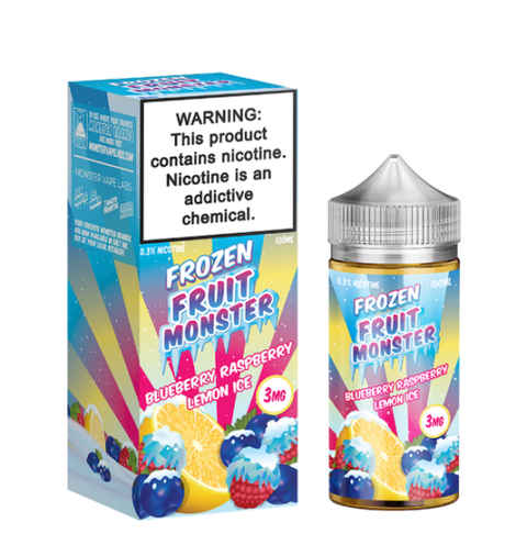 Blueberry Raspberry Lemon Ice - Frozen Fruit Monster E-Liquid 100ML - All Puffs