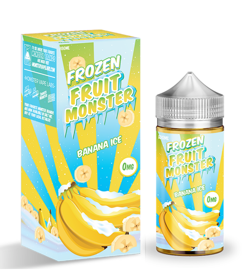Banana Ice - Frozen Fruit Monster E-Liquid 100ML - All Puffs