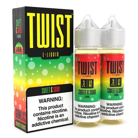 Sweet & Sour - By Twist E-Liquid 120ml - All Puffs