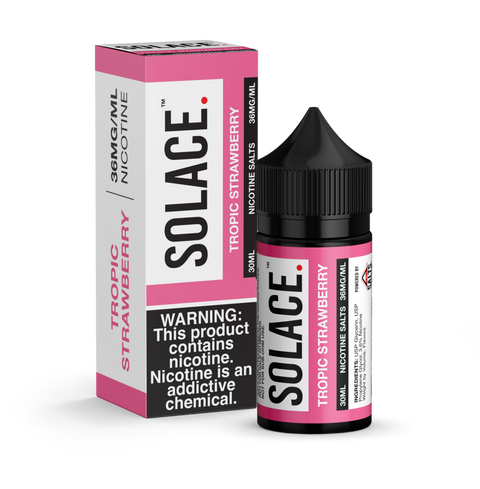 Tropic Strawberry - Solace Salts Vapor Salt Nicotine E-Liquid 30ML - All Puffs