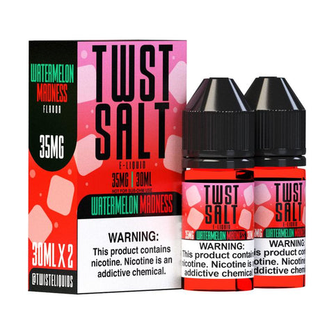Red No. 1 - Watermelon Madness Nic Salt By Twist Salt E-Liquids 1-30ML - All Puffs