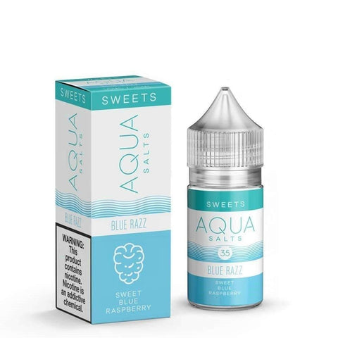 Rush / Blue Razz Aqua Salts Nicotine Salt E Liquid 30ml - All Puffs