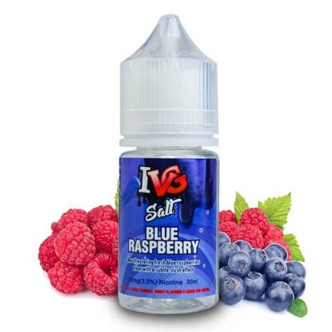 IVG Blue Raspberry Salt Nicotine - All Puffs