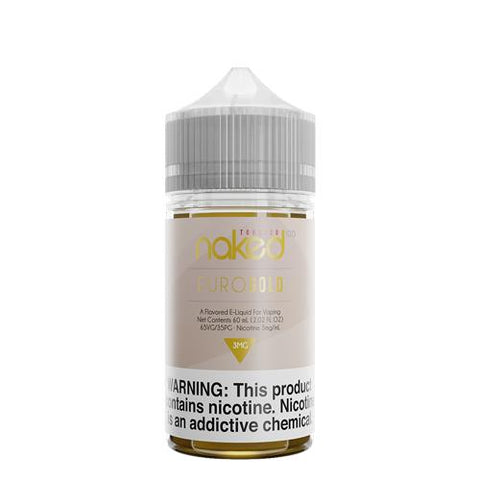 Euro Gold - Naked 100 Tobacco E-Liquid 60ml - All Puffs